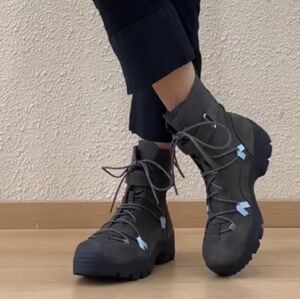 Women Shoes Lace Up Boots
